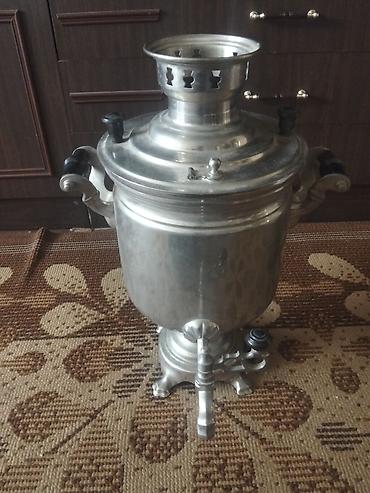 Klassik metal samovar - Material: cilalanmış metal (alüminium/tutan lalafo.az -da Klassik metal samovar - Material: cilalanmış metal (alüminium/tutan