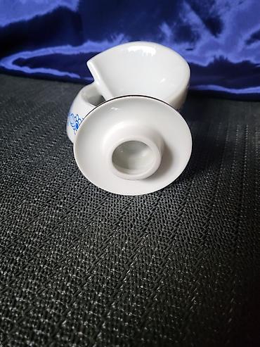 Stare vaze i dekor: Svecnjak nov iz 1951 do 1974g. Lippelsdorf porcelan Nemacka. Nov — 9