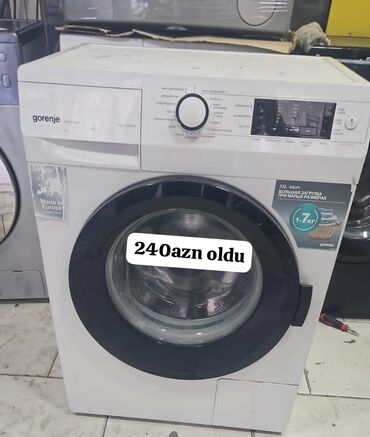 Paltaryuyan maşınlar: Paltaryuyan maşın Gorenje, 7 kq, Avtomat, Qurutmasız, Kredit yoxdur