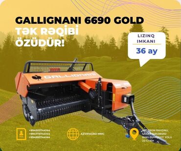 Traktor qoşquları: Şok endi̇ri̇m! 🇮🇹i̇talyan brendi gallignani 6690 gold markalı ot