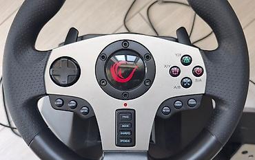 ucuz direksiyon seti: Rampage V900-S Gaming Racing Wheel – 6-in-1 oyun sükan dəsti — 3