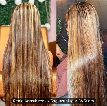 Təbii saçlar, pariklər: Parik, Təbii, Yeni — 3