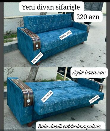 Sifarişlə divanlar: Divan, Qonaq otağı üçün, Parça, Bazalı, Açılan, Kitab — 10