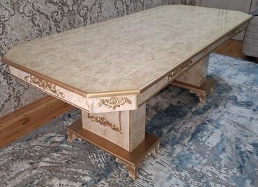 mdf stol: Гостиный стол, Б/у, Нераскладной, MDF, Прямоугольный стол