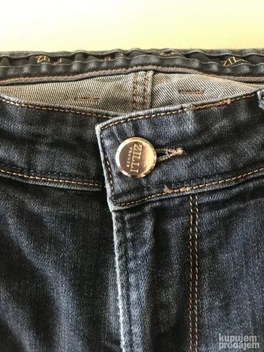 Farmerke: Original ZILLI farmerice 33 98% cotton 2% elastin Polustruk 45cm — 4