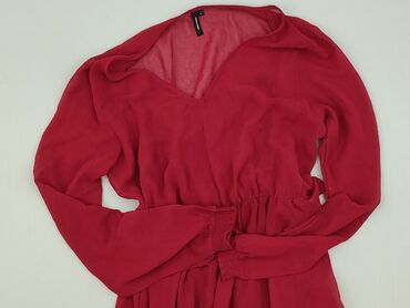 czerwona sukienki midi: Vero Moda, Sukienka damska, rozmiar S
