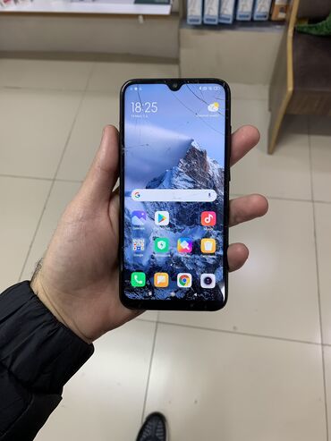 бутыль стекло: Xiaomi Redmi Note 8, 64 ГБ, цвет - Черный, 
 Отпечаток пальца, Две SIM карты, Face ID