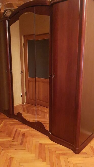 шкаф для одежды: Б/у, 5 дверей, Распашной, Прямой шкаф, Азербайджан