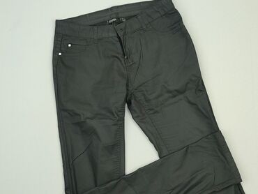 czarne t shirty damskie zalando: Material trousers, Esmara, M (EU 38), condition - Good