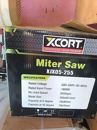 elektron mişar: Xcort XJX05-255 gönc kəsici (Miter Saw) – 255 mm (10") Texniki — 1