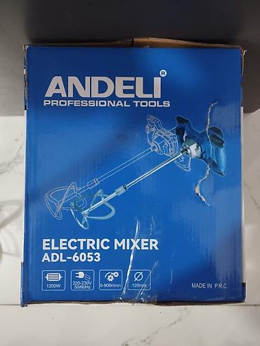 Ручные электроинструменты: ANDELI ADL-6053 Elektrik Qarışdırıcı - Tətbiq: boya, şpaklyovka — 2
