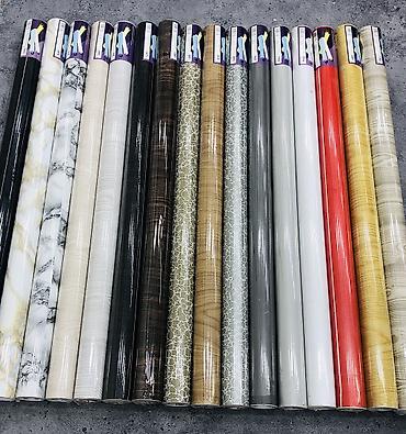 Kağız oboylar: En 90 sm Uzunluq 9.5 metr Arxasi yapisqanli ( samakleyka) Mebel — 2