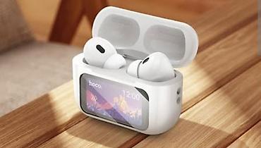 plinski mini sporet: Bežične Bluetooth slušalice sa futrolom koja ima ugrađen ekran - — 1
