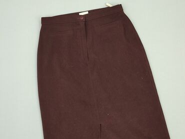 brązowa spódnice z guzikami: Спідниця, XL, стан - Хороший