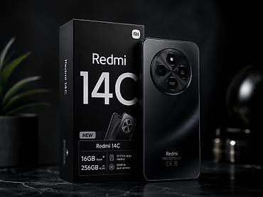 note 3: Redmi, Redmi 14C, Б/у, 128 ГБ, цвет - Черный, 2 SIM — 1