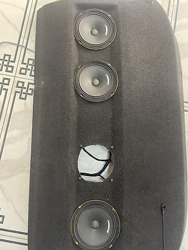 16 pro max 128: Pioneer avtomobil audio sistemi – subwoofer qutusu və arxa polka — 2