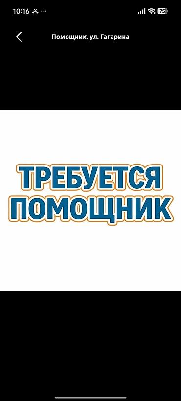 подсобник керек: Помощник. 7 мкр — 1
