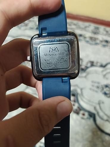 часы м6: Кварцевые наручные часы MINHA-MM (модель MM3860G) - Корпус квадратной — 3