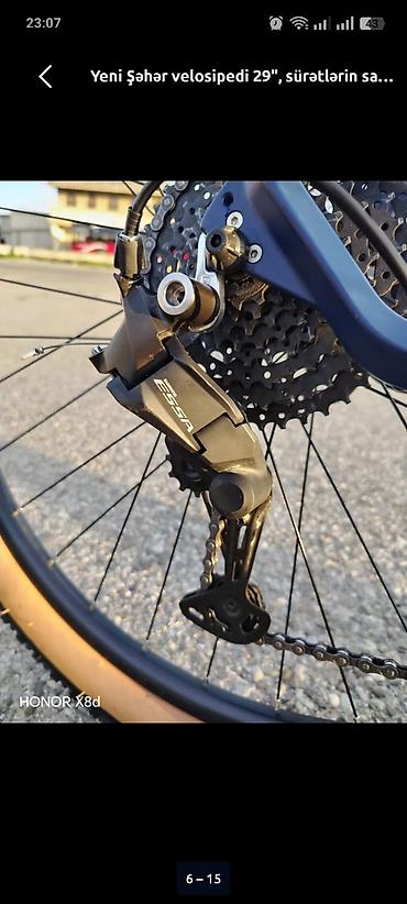 velosipet 29: Stark stalker çox əla velosipeddir 8 pilləli Shimano essa ötürücü rama — 3