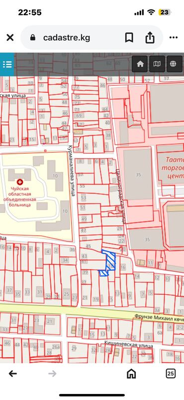 земельный дом город ош: 7 соток, Для бизнеса, Красная книга, Договор купли-продажи
