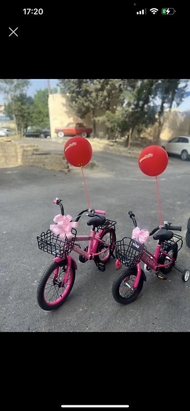 Velosipedlər: Uşaq velosipedi – qızlar üçün, çəhrayı rəngdə Xüsusiyyətlər: - Ölçü — 1