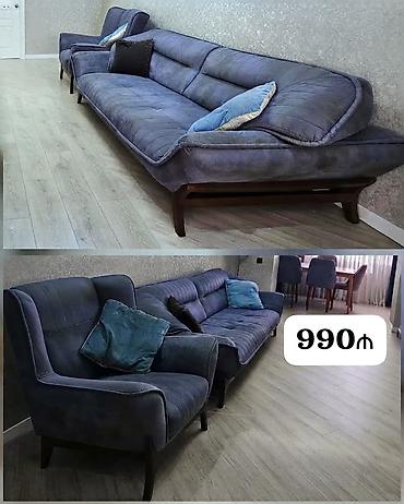 990₼ saloğlu divan kreslo ideal vəziyyətdə 2600alınıb yasamal 0438
