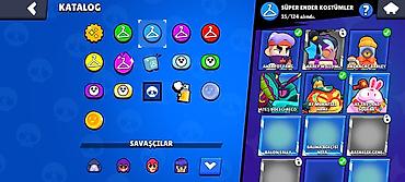 Другие предметы коллекционирования: Brawl Stars hesabı – geniş kontentli oyun profili - Kupa yolu: 20027 — 4