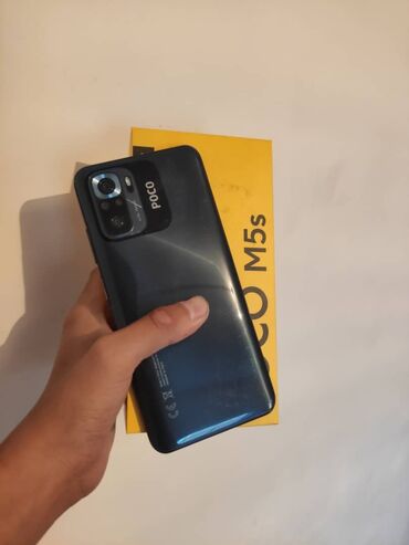 hello kitty телефон: Poco M5s, 128 ГБ, түсү - Боз, 1 SIM, 2 SIM