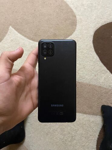 Samsung: Samsung Galaxy A12, 32 GB, rəng - Qara, Barmaq izi