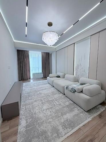 2 комнаты, 76 м², Асанбай мкр Элитка, 9 этаж, Дизайнерский ремонт