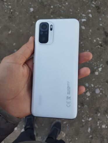 обмен на ноут: Xiaomi, Redmi Note 10, Б/у, 128 ГБ, цвет - Белый, 2 SIM