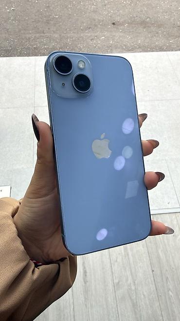 aple 14: IPhone 14, 128 GB, Blue Titanium, Face ID, Barmaq izi, Simsiz şarj — 1