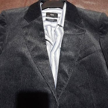 sinsay sako i pantalone: Muški sako od somota (C&A, regular fit) - Materijal: somot — 3