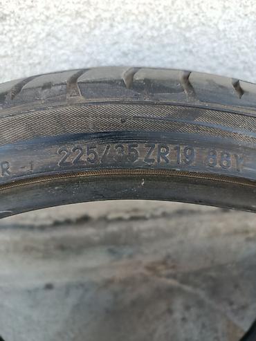 ось: Шины 225 / 35 / R 19, Лето, Б/у, Пара, Легковые, Япония — 2