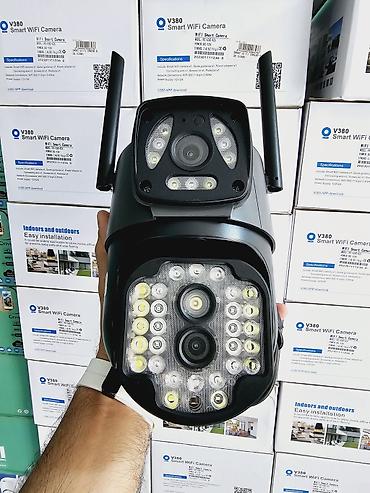 kamera tripot: 2 kamera Smart WiFi açıq məkan təhlükəsizlik kameraları - Wi‑Fi — 1