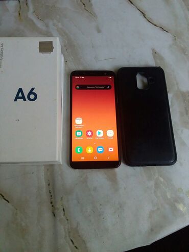 samsung j4 qiymeti: Samsung Galaxy A6, 32 GB, rəng - Qızılı, Sensor, Barmaq izi, İki sim kartlı