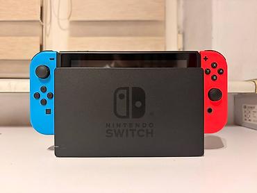 nitendo switch: 🎮 Switch V2 Stock 🔵🔴 🤩 Легендарная консоль! 💯 256гб памяти! 😇 — 4