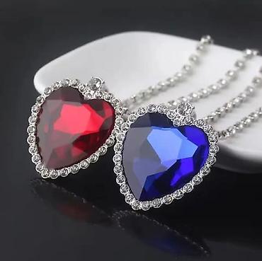 Ogrlice: ✨🌊 Ogrlica Titanik - Crveno Srce! ❤️💎💙 Cena:1200din Zasijajte ovim — 16