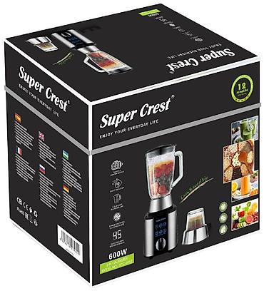 blender dessini: Super Crest STC-8052 2‑in‑1 blender Xüsusiyyətlər: - Güc: 600 W - 2 — 2