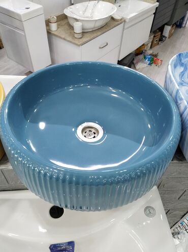 акриловый вкладыш в ванну: Mavi keramik üstdənquraşdırma lavabo - Material: cilalı keramika -