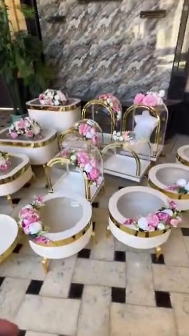 fire maple: Свадебный стол 🤍 13 персон Красивый и аккуратный В отличном состоянии — 3