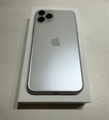 Apple iPhone: IPhone 11 Pro, 256 GB, White Titanium, Zəmanət, Face ID
