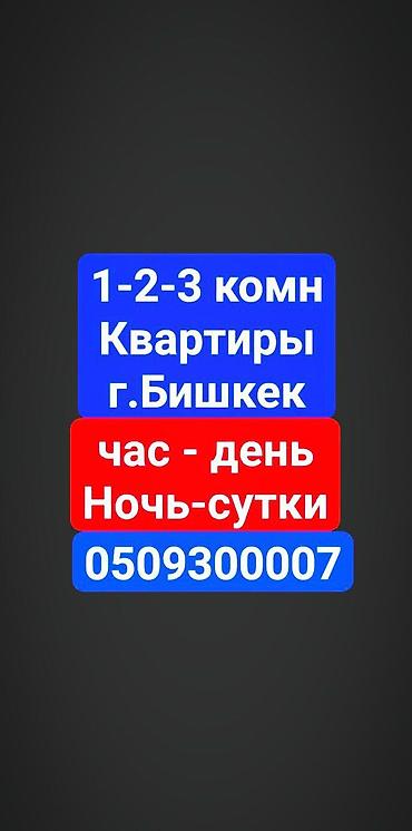 1000: 2 комнаты, Бишкек Парк ТРЦ, Круглосуточное заселение — 1