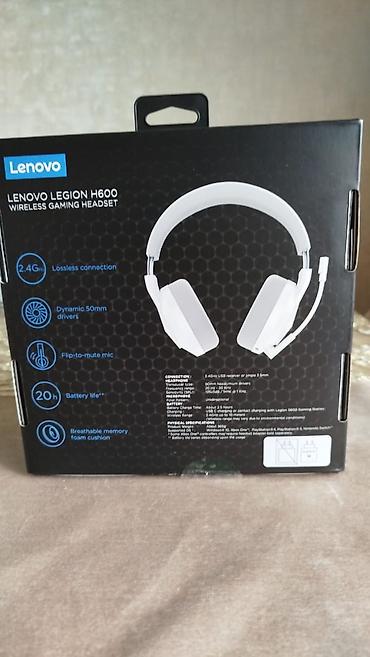 gaming notebok: Yeni Simsiz (Bluetooth) Qulaqcıqlar, Lenovo, rəng - Ağ — 3