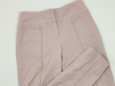 rózowa spódniczka: Material trousers, XS (EU 34), condition - Perfect