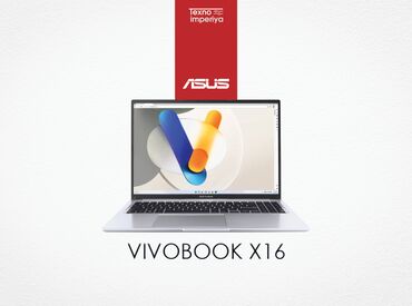 Planşetlər: Yeni ASUS Vivobook, 16 ", Intel Core i5, 512 GB, Pulsuz çatdırılma