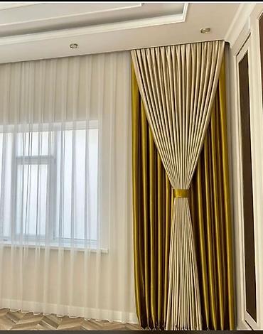 Шторы и занавески: Комплект штор, С тюлем в комплекте, Изготовление на заказ, Для зала — 34