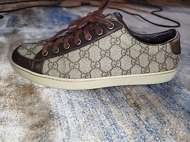 кеды gucci: Мужские кроссовки, 42, Gucci, Б/у, цвет - Коричневый — 5
