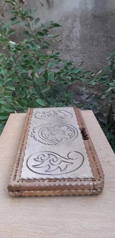 Nərdlər: Məhsul: Ağacdan oyma nərd taxtası (bir neçə fərqli naxışlı model) — 4