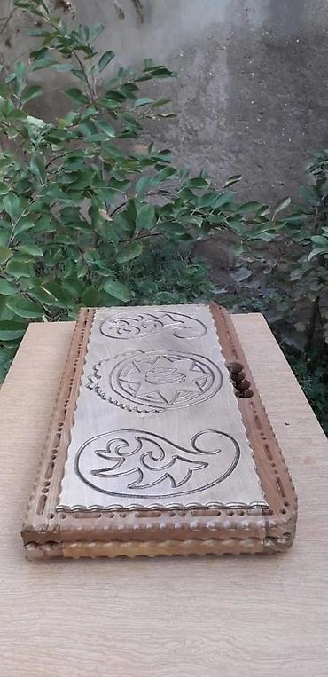 Nərdlər: Əl işı taxta nərd–şahmat lövhələri - Material: möhkəm təbii ağacdan — 3